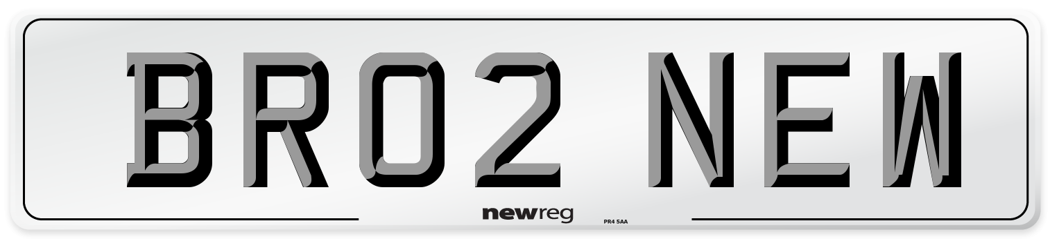 BR02 NEW Number Plate from New Reg
